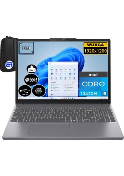 Lenovo Ip Slim 3 I5-13420H 8gb Ram 256GB SSD Wuxga 83K100Q0TR 15.3\