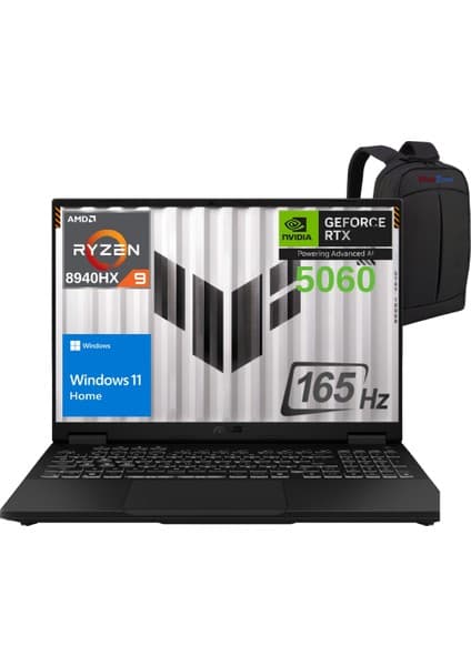 Asus Tuf Gaming A16 FA608PM-RV026 Amd Ryzen 9 8940HX 64GB 1tb SSD RTX5060-8GB 115W 16\