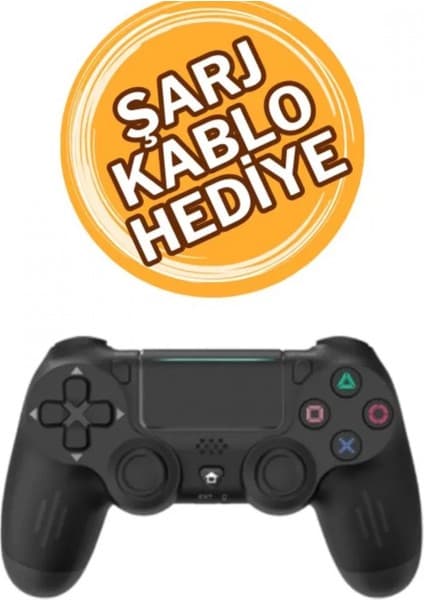 MiraLive Ps4 Kol Wireless Bt Kablosuz Oyun Kolu Ps4 Joystick Tablet Telefon Pc Uyumlu Titreşimli Oyun Kolu