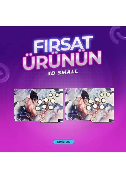 İdragon Idragon 3D Small - Klasik Oyun Konsolu Hd Arcade Station - Pandora Box - Tv Bağlantılı - Retro Atari