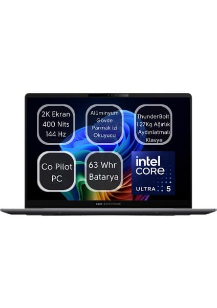 Asus Expertbook P5 Intel® Core™ Ultra 5 226V 16GB Ram 512GB SSD Laptop 14\