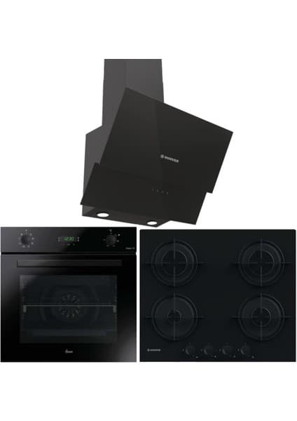 Hoover Ankastre Set Siyah ( HO3158B -HDG6C2GBTK - HVW6MBB )