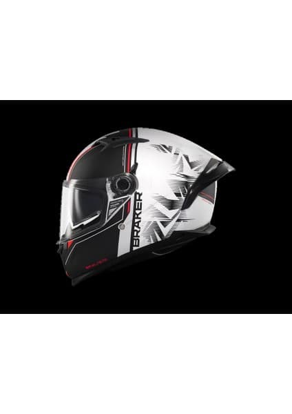 Mt Helmets Kask mt Braker Sv Charm A1 Mat Siyah/beyaz