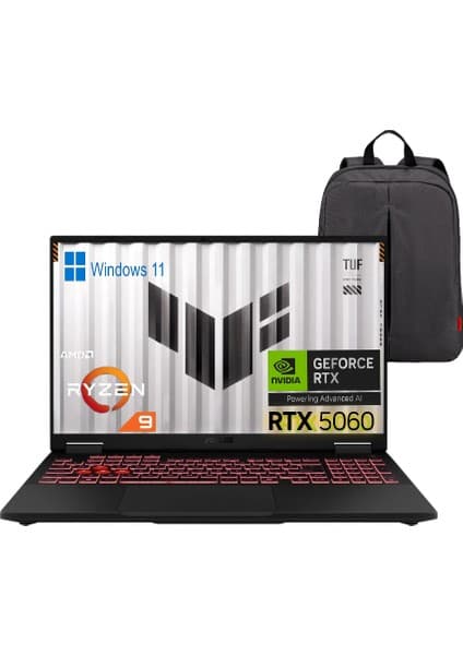 Asus Tuf Gaming A16 FA608PM-RV026 P8 Amd Ryzen 9 8940HX 64GB 2tb SSD RTX5060-8GB 115W 16\