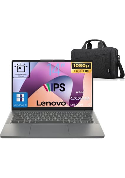 Lenovo Ideapad Slim 3 14IRH10 P2 Intel I7 13620H Ddr5 24 GB 512 GB 14'' WIN11 83K0002ATR Taşınabilir Bilgisayar
