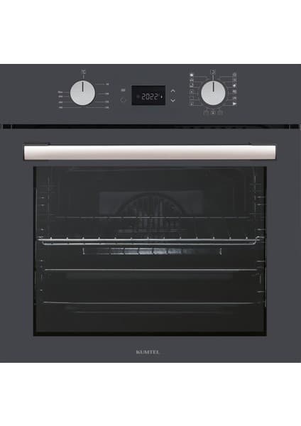 Kumtel Digital Plus Antrasit Ankastre Fırın 15 Prog. B66-SF3(DDT)