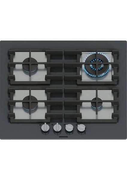 Siemens EP6A8HI40 Ocak Ankastre Gazlı Sert Cam Antrasit Gri