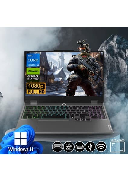 Lenovo Loq 15IRX9 I7-13650HX | 16GB | 512GB SSD 6gb RTX4050 83DV0117TR ATL15 15.6\