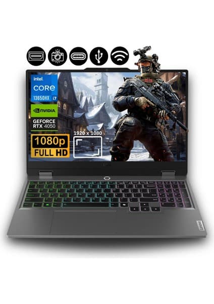 Lenovo Loq 15IRX9 I7-13650HX | 64GB | 2tb SSD 6gb RTX4050 83DV0117TR ATL11 Freedos 15.6\