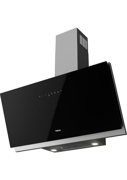 Teka - Dvf 97670 Tbs Bk - Duvar Tipi Davlumbaz - 740 M³/h - Siyah Cam - 90 cm - 112930017