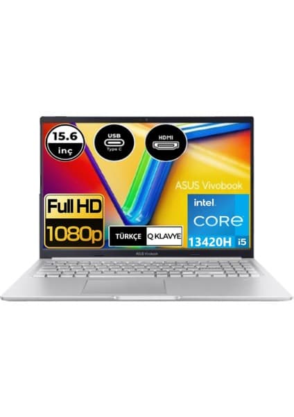 Asus Vivobook 15 X1502VA-BQ1307 Intel Core I5 13420H 16GB 512GB SSD Freedos 15.6\