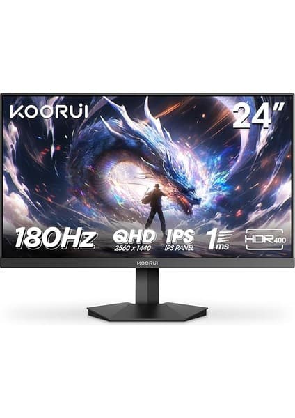 Pearl Shop G2421V 23.8 Inç Monitör, 180Hz Oyun Monitörü, Qhd 2560X1440 Ips, Adaptive-Sync Premium, 2x HDMI 2.0 + Dp 1.4, Vesa 75X75MM, E-Spor Monitörler
