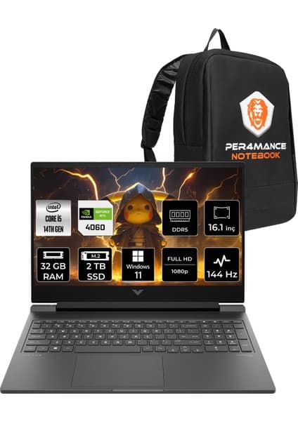 Hp Victus 16 Intel Core I5 14450HX 32GB 2tb SSD RTX4060/8GB 16.1\