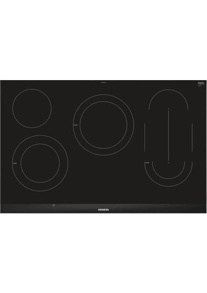 Siemens ET875LMP1D Elektrikli Ocak 5 Gözlü Seramik Cam Siyah