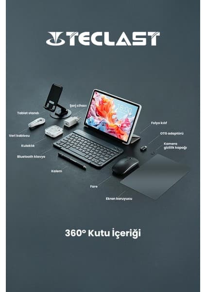 Teclast P30T 4/128 GB 10.1'' Tablet(Resmi Distribütör Garantili)