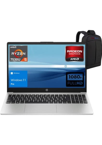 Hp 255 G10 Amd Ryzen 5 7530U 16GB 512GB SSD 15.6\