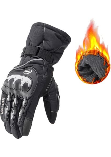 Tianzerun Sıcak Su Geçirmez Geçirmez Darbeye Da Lı Açık Motosiklet Eldivenleri (Yurt Dışından) 2