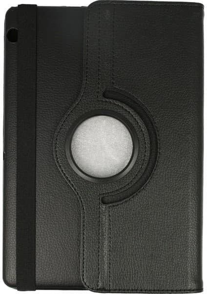 Mediapad T3 10 / 9.6 Kılıf 360 Tablet Deri Kılıf - SIYAH-(5796)