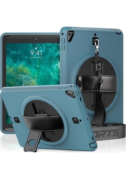 Otterbox Strap-C Tablet Kılıfı iPad 9.7 inç (5. Nesil) - Mavi