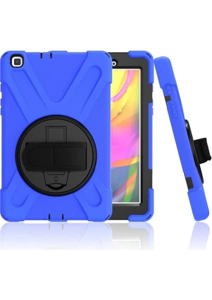 T290 Tab A 8 Kılıf Amazing Tablet Kapak - MAVI-(5796)