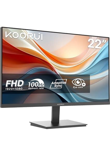 Yenibağ Store E2212F 22 Inç Monitör Full Hd, 100 Hz, 5ms, Göz Konforu, Srgb%99 Farbumfangs, (1920 x 1080, Hdmı, Vga, Neigbar, Vesa 75X75)