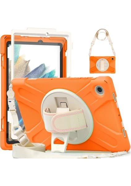 X200 Tab A8 10.5 Kılıf Amazing Tablet Kapak - TURUNCU-(5796)