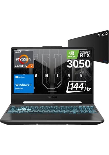 Asus Tuf A15 FA506NCR-HN007W Amd Ryzen 7 7435HS 16GB 2TB SSD Rtx 3050 15.6\
