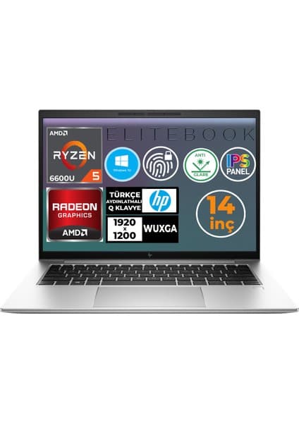 Hp Elitebook 845 G9 Ryzen 5 6600U 32GB 1tb SSD 14\