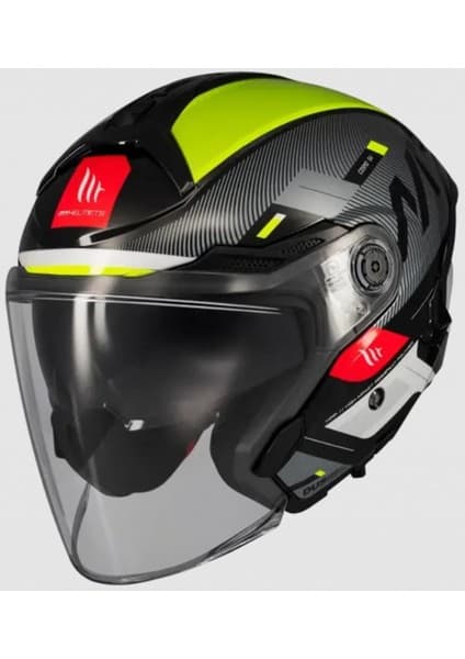 MT Cosmo Sv Silence B3 Parlak Açık Kask