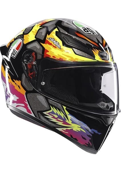 Yenibağ K1 S Motosiklet Kaskı Kapalı Kask Bezzecchi 2023 L