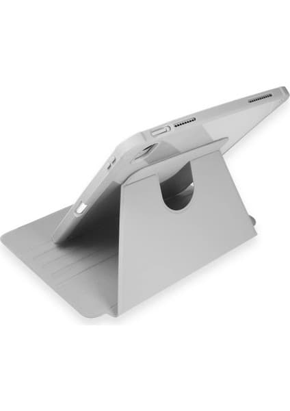Ipad 10.2 (7.nesil) Kılıf Starling 360 Kalemlikli Tablet Kılıf - GRI-(5796)