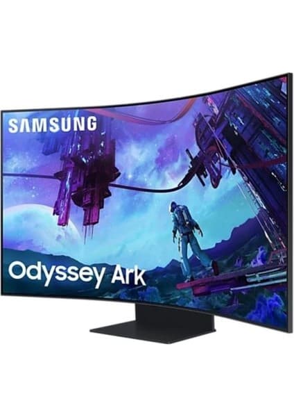 Samsung Odyssey Ark LS55CG97WNUXUF 55" 1 Ms 4K Curved Pivot 165 Hz Oyuncu Monitörü Teşhir
