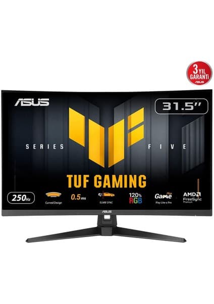 Asus 31.5 Asus Tuf Gamıng VG32VQM5B 250HZ 0.5ms Monıtor