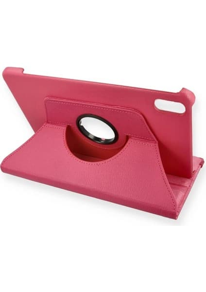 Redmi Pad 2 Kılıf 360 Tablet Deri Kılıf - Pembe