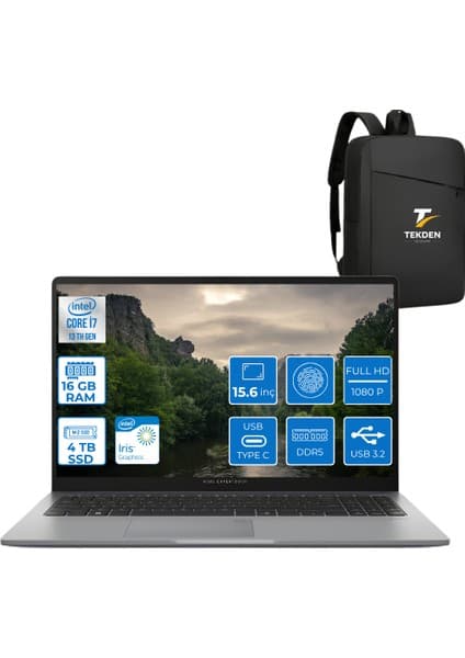 Asus Expertbook P1 P1403CVA-I58512G0D Intel Core I5-13420H 16GB Ddr5 4tb SSD Windows 11 Home 14'' Fhd Intel UHD Taşınabilir Bilgisayar&tekdençanta
