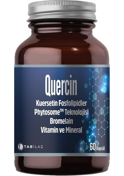 Ilaç Quertecin Fitozomal Kuersetin Bromelain 60 Kapsül