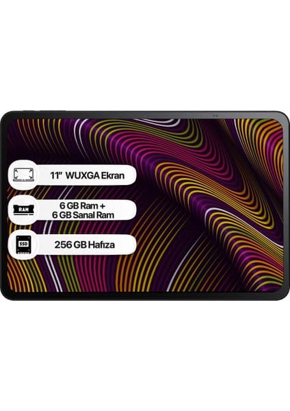 TCL Tab 11 Gen2 6 GB (+6 GB Sanal Ram) 256 GB Wuxga 11" Tablet