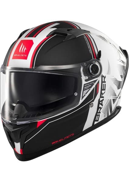 Mt Helmets mt Braker Sv Charm A1 Mat Gri Kapalı Kask