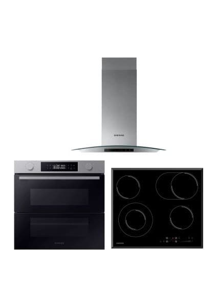 Samsung Ankastre Set (Ankastre Davlumbaz NK24C5070DS + Ankastre Fırın NV7B4520ZAS + Ocak CTR164NC01)