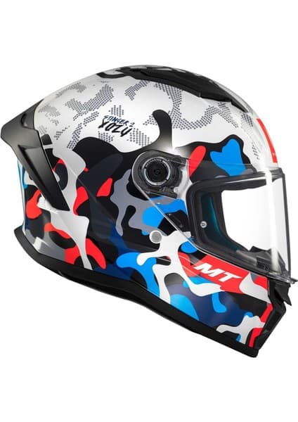 Mt Helmets mt Stınger 2 Yozu A7 Parlak Kapalı Kask 8