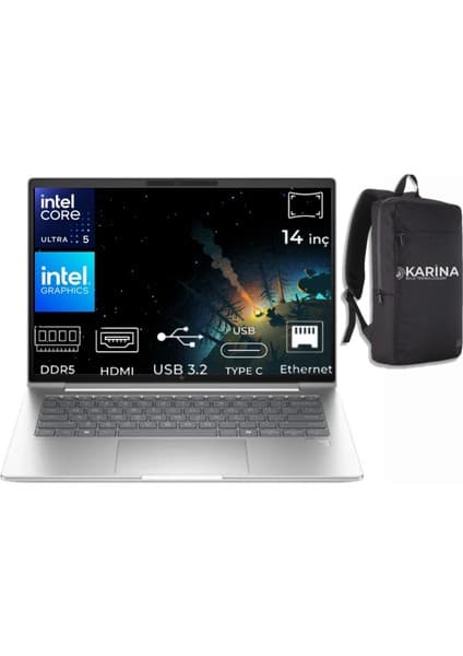 Hp Elitebook 640 G11 Ultra 5 125U A23DNEA-K22 24GB 4tb Intel Graphics Freedos 14\
