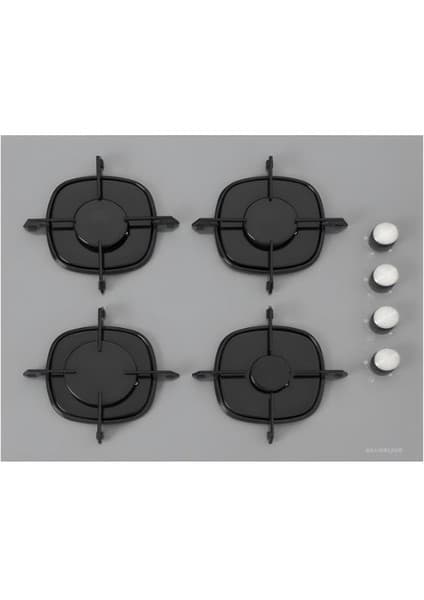 Silverline CS5700E6S01 Gri Gazlı Ankastre Ocak