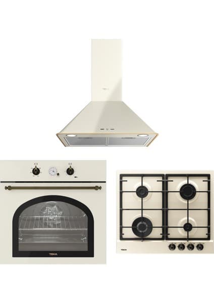 Teka Bej Ankastre Set ( Dos 60.2 Davlumbaz-Gsc 64320 Rbc Vn Ocak-Hak 627 R Vn Country Fırın)