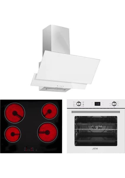 Eminçelik ve Afm Tech Markalı / Royaline Elektrik Vitro. Ankastre Set ( Vc 640 + FM7701 + FM3301 )