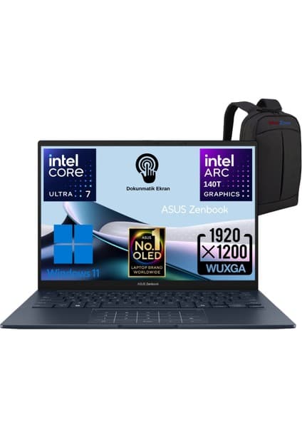 Asus Zenbook 14 UX3405CA-QL286W Intel Core Ultra 7 255H 16GB 512GB SSD 14\