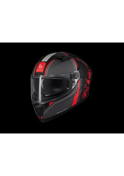 Mt Helmets Kask mt Braker Sv Charm B5 Mat Kırmızı 8