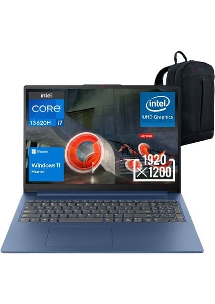 Lenovo Ideapad Slim 3 15IRH10 Intel Core I7-13620H 24 GB Ddr 5 1 Tb SSD Wuxga 15.3\