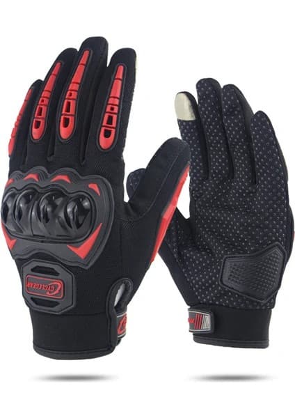 Ankara101 Nefes Alabilen File Kumaş Motosiklet Eldiveni (Yurt Dışından)