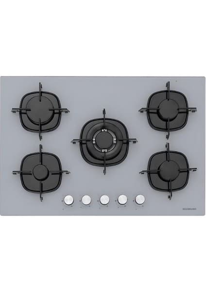 Silverline CS5801E7S01 Gri Gazlı Ankastre Ocak