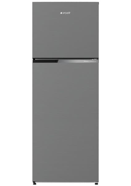 Arçelik 566406 MB Gümüş Gri Statik Çift Kapılı Buzdolabı 470 LT